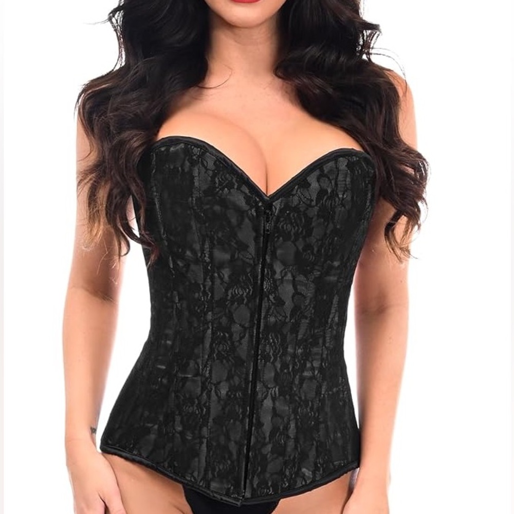 NEW Daisy Corsets Lavish Black Lace Corset